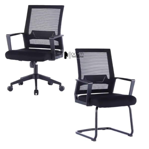 Ghế phòng họp chân quỳ lưng trung CV4554-M