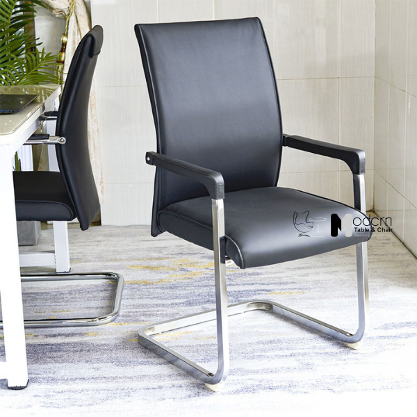 Ghế phòng họp chân quỳ nệm PVC cố định CV4601-P