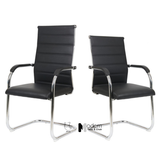 Ghế phòng họp chân quỳ nệm PVC lưng trung CV4603-P