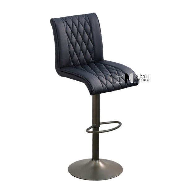 Ghế quầy bar chân sơn tĩnh điện xám nâu CB2302D-P