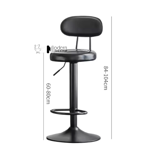 Ghế quầy bar chân tăng giảm có lưng tựa CB2256-PS