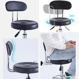 Ghế quầy bar chân tăng giảm có lưng tựa CB2256-PS