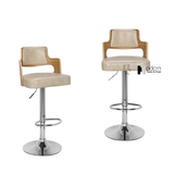 Ghế quầy bar lưng tựa gỗ hiện đại CB2301-P