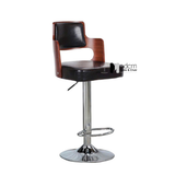 Ghế quầy bar lưng tựa gỗ hiện đại CB2301-P