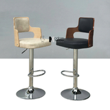 Ghế quầy bar lưng tựa gỗ hiện đại CB2301-P