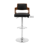 Ghế quầy bar lưng tựa gỗ hiện đại CB2301-P