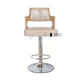 Ghế quầy bar lưng tựa gỗ hiện đại CB2301-P
