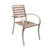 Ghế cafe sân vườn có tay khung thép CC2037T