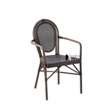 Ghế sắt ngoài trời lưng lưới có tay CC2039-T