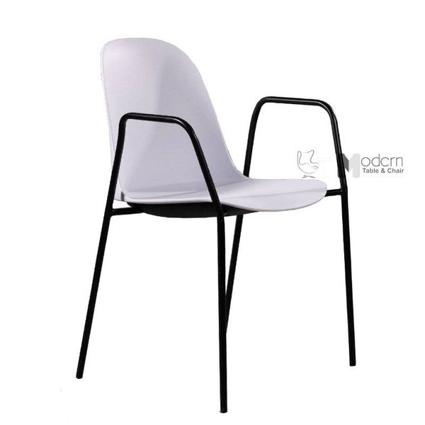 Ghế thân nhựa chân sắt có tay CC1578-S