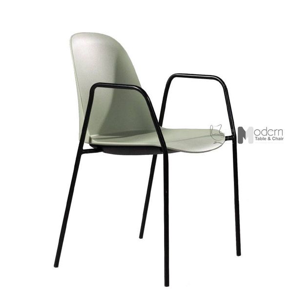 Ghế thân nhựa chân sắt có tay CC1578-S