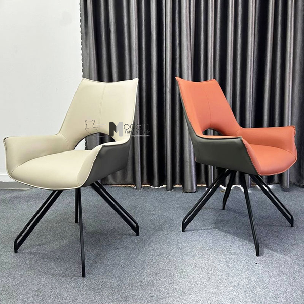 Ghế ăn có nệm chân chụm thân xoay CRAB 5A-P