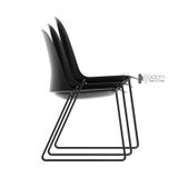 Ghế tiếp khách thân nhựa chân sắt vòng CC1577-S