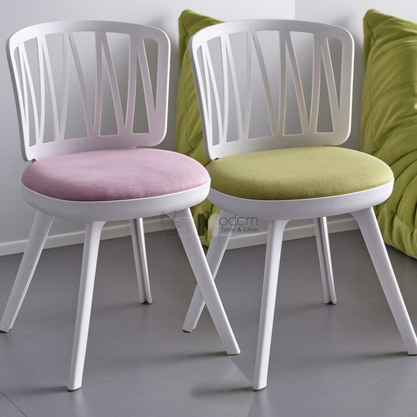 Ghế ăn phòng ăn lưng tựa nệm vải CC1575-F