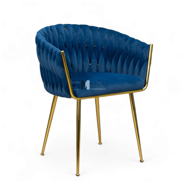 Ghế ăn nệm vải nhung sang trọng LARA 3B-F