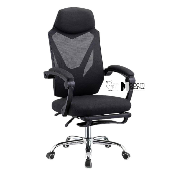 Ghế văn phòng lưng cao có tựa đầu gác chân ngả lưng CR4343-M