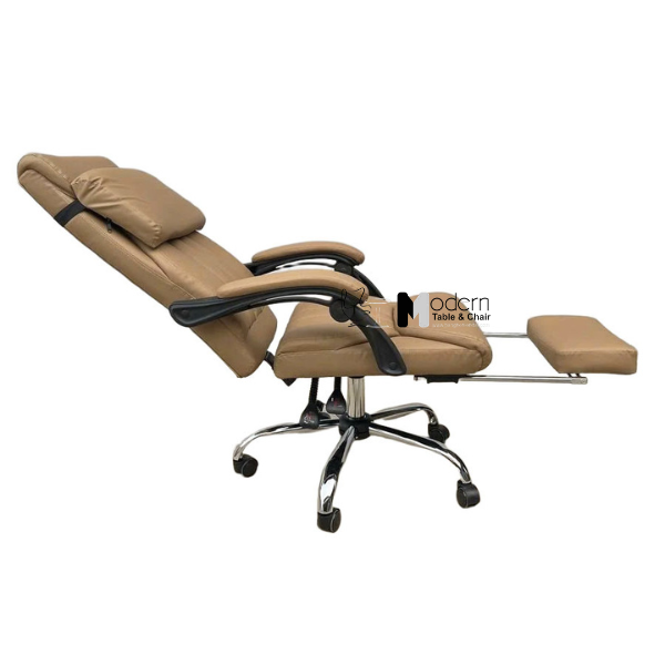 Ghế văn phòng bọc nệm ngả lưng có gác chân CR4119-P