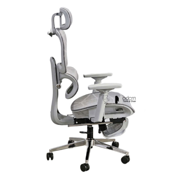 Ghế văn phòng công thái học màu xám hiện đại CR4332-2M