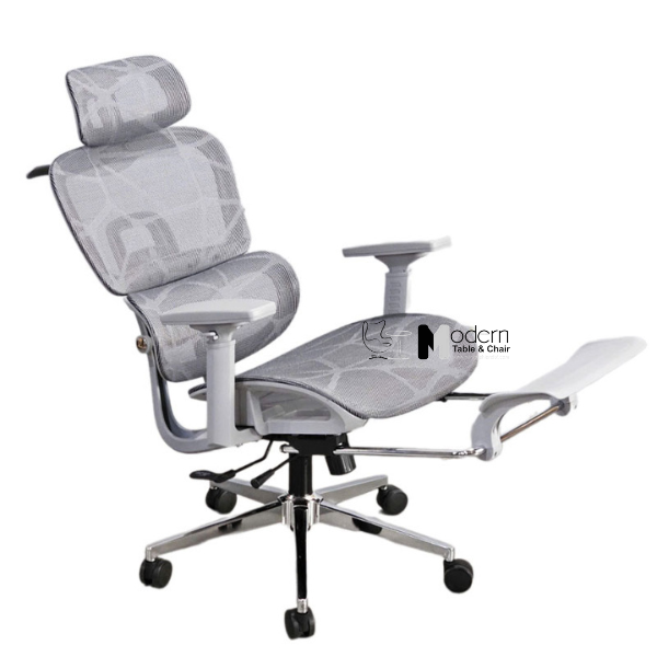 Ghế văn phòng công thái học màu xám hiện đại CR4332-2M