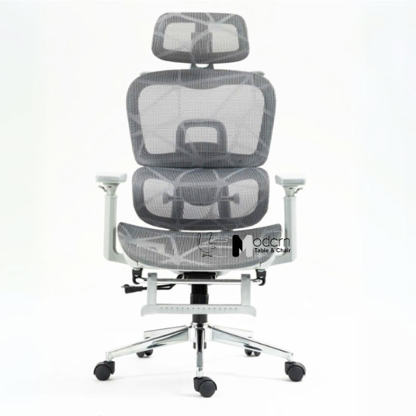 Ghế văn phòng công thái học màu xám hiện đại CR4332-2M