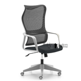 Ghế văn phòng lưng lưới khung nhựa xám kiểu dáng hiện đại CM4546-2M