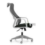 Ghế văn phòng lưng lưới khung nhựa xám kiểu dáng hiện đại CM4546-2M