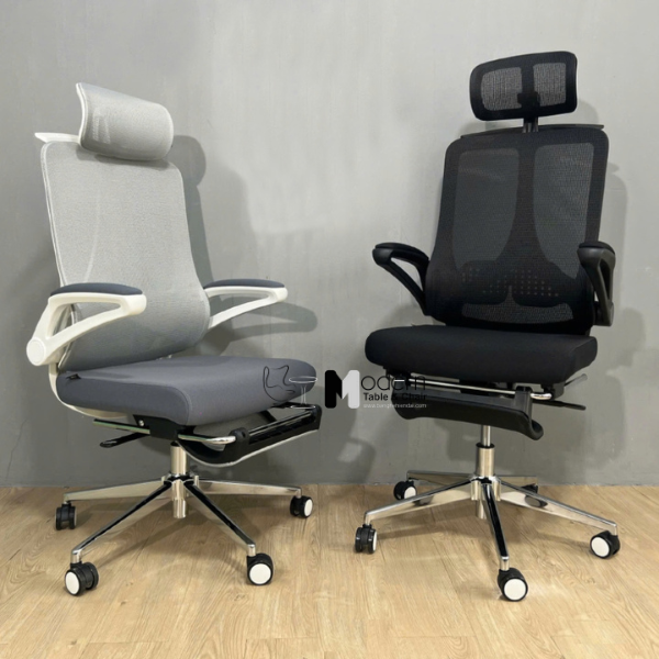 Ghế văn phòng lưới có ngả lưng gác chân CR4330-M