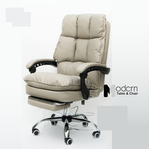 Ghế xoay nệm dày có gác chân CR4106-P