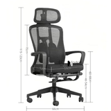 Ghế xoay văn phòng có gác chân ngả lưng CR4333-M