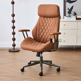 Ghế xoay văn phòng lưng cao nệm da Nappa CM4606-P
