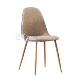 Ghế ăn nệm giả vải chân màu gỗ CC3003-P