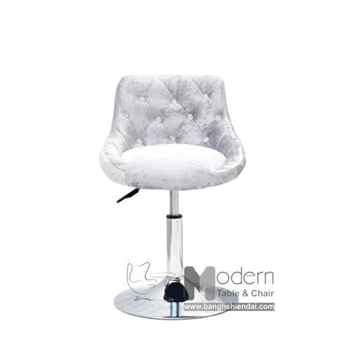 Ghế bar vải nhung chân thấp CB2259-1F