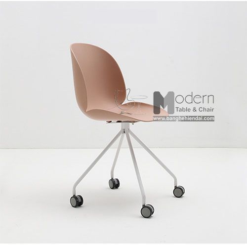 Ghế xoay thân nhựa chân thép Beetle 4-S