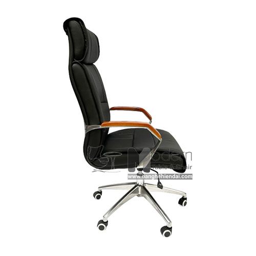 Ghế giám đốc tay ốp gỗ CM4424-P