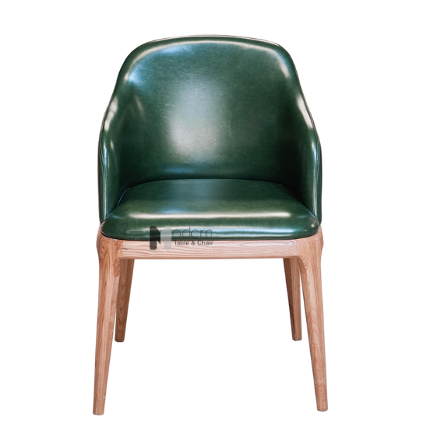 Ghế ăn có tay tựa chân gỗ ash Grace Arm