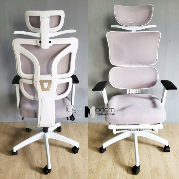 Ghế văn phòng công thái học có ngả lưng, gác chân CR4331-M