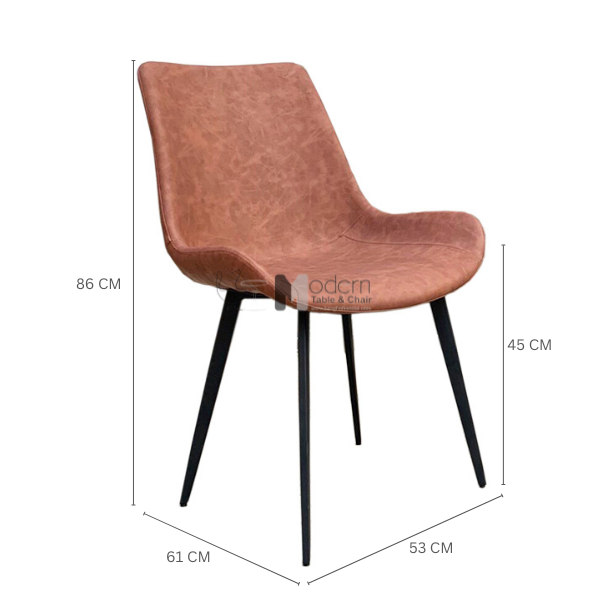 Ghế ăn bọc nệm giả da LUX 11A-P