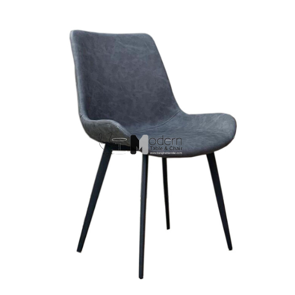 Bộ bàn ăn mặt đá 6 ghế nệm PVC STRATOS-18E_Lux 11A-P