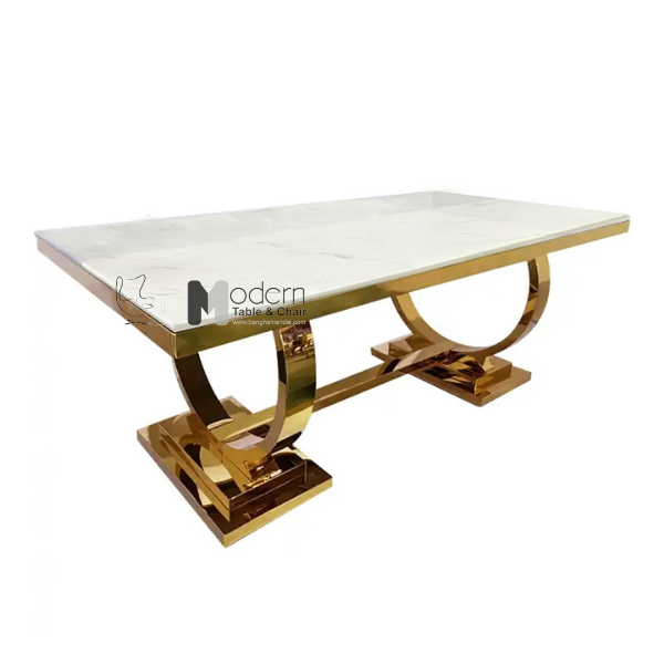 Bộ bàn ăn 1m8 6 ghế tựa Luxury 1B-180E_Royal 2B