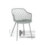 Mesh-S | Ghế café lưng nhựa đan lưới chân sắt sơn hiện đại ở HCM