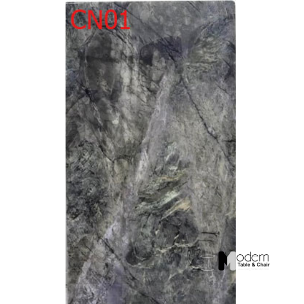 Bàn ăn chữ nhật 1m6 mặt đá vi tinh thể sang trọng TN Luxury 5B-160E