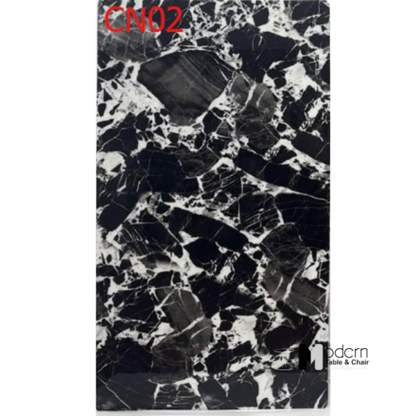 Bàn ăn chữ nhật 1m6 mặt đá vi tinh thể sang trọng TN Luxury 5B-160E