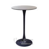 Bộ bàn tròn 2 ghế bar cafe Tulip 2-06W_CB2160C-P