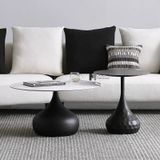 Bộ bàn trà đôi mặt đá hiện đại TS0952/47-75E