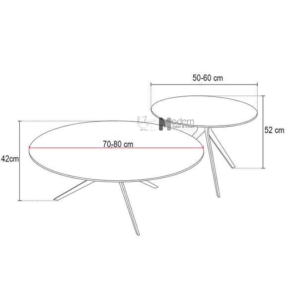Bộ bàn trà sofa đôi mặt đá SL TS0958/0959-86E