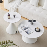 Bàn sofa mặt đá tròn 90 cm TS0964-09E