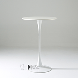 Bàn bar cao 1m mặt tròn gỗ TB Tulip 2-06W