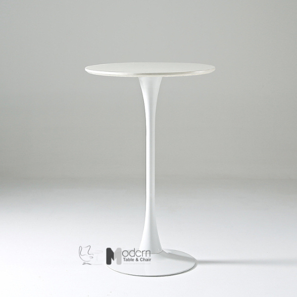 Bàn bar cao 1m mặt tròn gỗ TB Tulip 2-06W