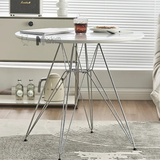 Bàn tiếp khách chân thép mạ TE DSR-06W