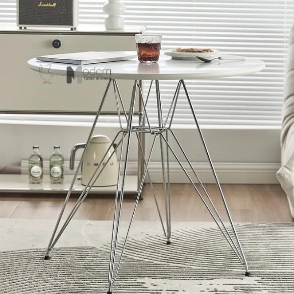 Bàn tiếp khách chân thép mạ TE DSR-06W